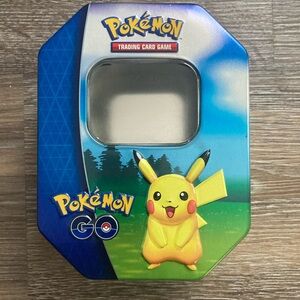 EMPTY Pokémon go pikachu tin